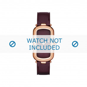 Marc by Marc Jacobs watch strap MJ1483 Leather Bordeaux 14mm + standard stitching