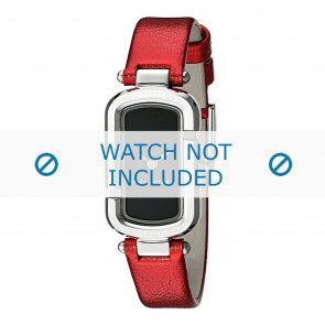 Watch strap Marc by Marc Jacobs MJ1499 Leather Red 12mm