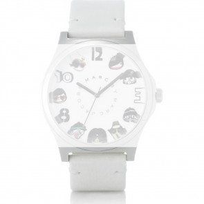 Watch strap Marc by Marc Jacobs MBM1149 Leather White 20mm