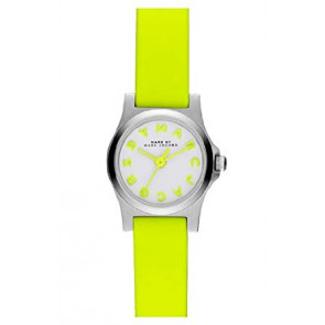 Watch strap Marc by Marc Jacobs MBM1235 Leather Yellow 10mm