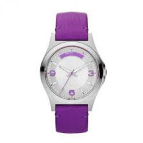 Watch strap Marc by Marc Jacobs MBM1262 Leather Purple 20mm