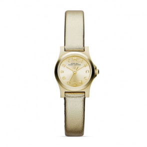 Watch strap Marc by Marc Jacobs MBM1297 Leather Gold Toned 10mm