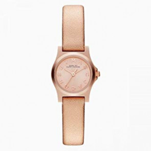 Watch strap Marc by Marc Jacobs MBM1298 Leather Rosé 10mm