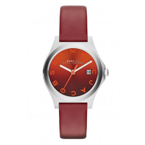 Watch strap Marc by Marc Jacobs MBM1322 Leather Red 14mm