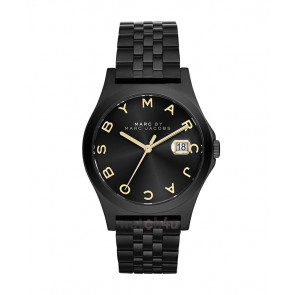 Watch strap Marc by Marc Jacobs MBM3354 Steel Black 18mm
