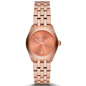 Watch strap Marc by Marc Jacobs MBM3377 Stainless steel Rosé 18mm
