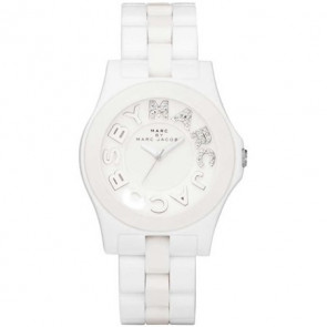 Watch strap Marc by Marc Jacobs MBM4523 Plastic White 20mm