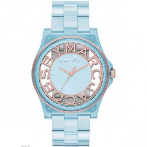 Watch strap Marc by Marc Jacobs MBM4570 Plastic Blue 20mm