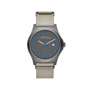 Watch strap Marc by Marc Jacobs MBM5061 Leather Grey 22mm
