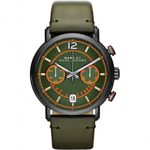 Watch strap Marc by Marc Jacobs MBM5067 Leather Green 22mm