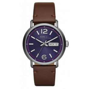 Watch strap Marc by Marc Jacobs MBM5078 Leather Brown 22mm