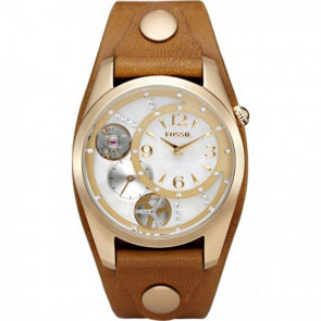 Fossil watch strap ME1083 Leather Cognac 18mm