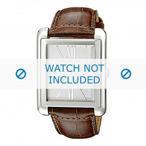 Watch strap Michael Kors MK2244 Leather Brown 24mm