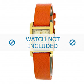 Watch strap Michael Kors MK2270 Leather Orange 14mm