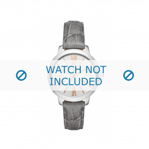 Michael Kors watch strap MK2479 Leather Grey + grey stitching