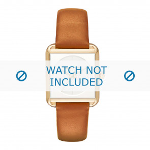 Watch strap Michael Kors MK2584 Leather Cognac 20mm