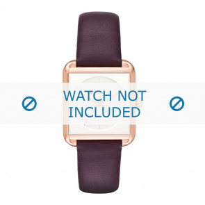 Watch strap Michael Kors MK2585 Leather Purple 20mm