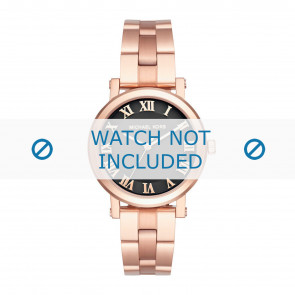 Michael Kors watch strap MK3585 Metal Rosé 18mm