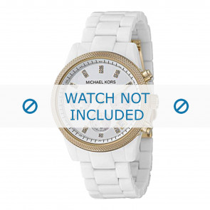 Michael Kors watch strap MK5189 Ceramics White 20mm