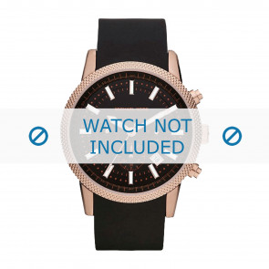 Watch strap Michael Kors MK8244 Rubber Black 22mm
