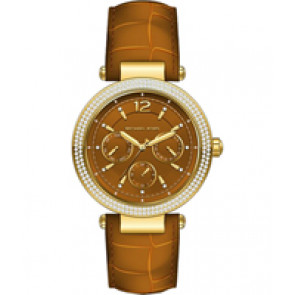 Watch strap Michael Kors MK2546 Leather Brown 21mm