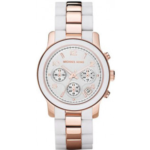 Watch strap Michael Kors MK5464 Steel/Silicone Rosé