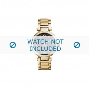 Michael Kors watch strap MK5989 Metal Gold Toned