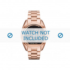 Watch strap Michael Kors MKT5004 Steel Rosé 22mm