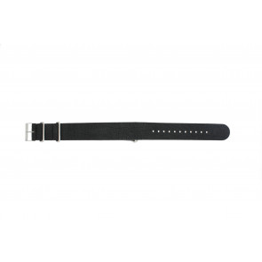 Watch strap Universal UG13 Leather Black 20mm