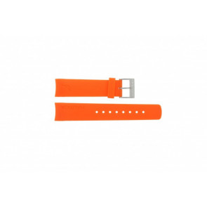 Watch strap Nautica A16567G / A16567G / A31505G / N14538G / N19523 Rubber Orange 22mm