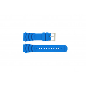 Nautica watch strap A18631 Rubber Light blue 22mm 