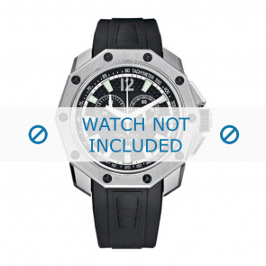 Nautica watch strap A37513G Rubber / plastic Black