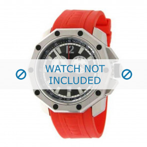 Nautica watch strap A37517 Rubber / plastic Red