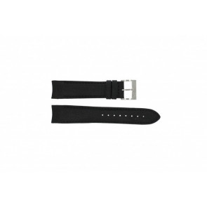 Nautica watch strap A15102G / A24520G / N16553G Silicone Black 22mm + black stitching