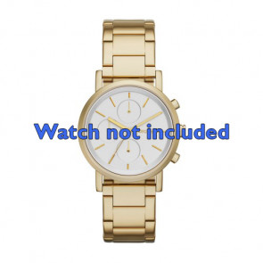 Watch strap DKNY NY2274 Steel Gold Toned 20mm