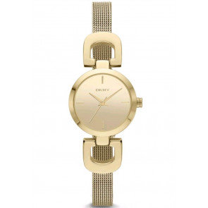 DKNY watch strap NY2101 Metal Gold Toned 8mm