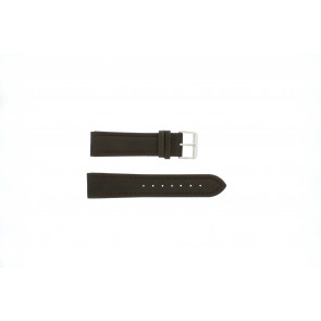 Watch strap Universal H372 Leather Brown 22mm
