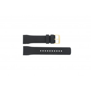 Pulsar watch strap W861-X006 / PQ2048X1 / PP256X Rubber Black 24mm