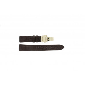 Watch strap Seiko 5D88-0AA0 / SRX004P1 / 4A072JL / 4A071KL Croco leather Brown 21mm