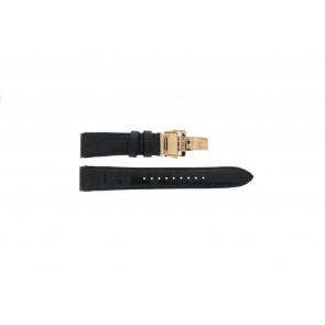 Watch strap Seiko 7L22-0AR0 / SNL041P2 / SNL044P1 / 4LJ5KB Leather Black 21mm