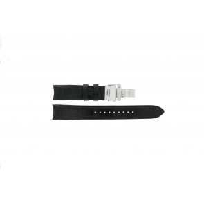 Watch strap Seiko 6R20-00A0 / SPB005J1 Leather Black 21mm