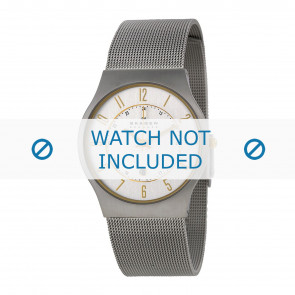 Skagen watch strap 233XLSGS / 233XLSS / 233XLSSB / 233XLSSD / 233XLSSM / 233XLSSB Metal Silver 22mm