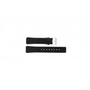 Watch strap Skagen 331XLSLB / Croc immitation Croco leather Black 20mm