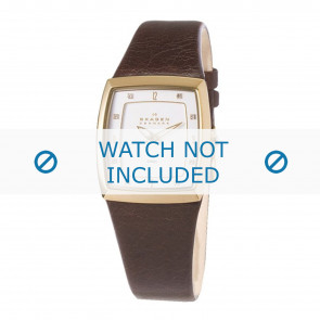Skagen watch strap 380SGLM / 380SGLD / 380SGLD8A Leather Brown