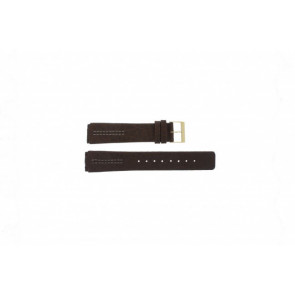 Watch strap Skagen 433LGL1 Leather Brown 18mm