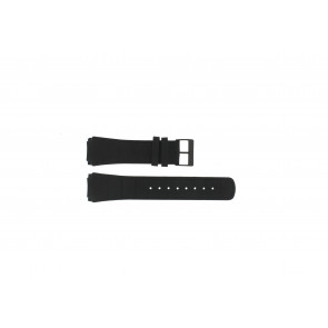 Watch strap Skagen 856XLBLB / 856XLBLN Croco leather Black 23mm