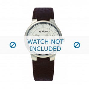 Skagen watch strap 331LSLW1 Leather Black 18mm 