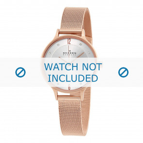 Watch strap Skagen SKW2151 Milanese Rosé 12mm