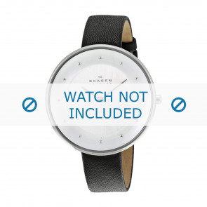 Skagen watch strap SKW2232 Leather Black 14mm