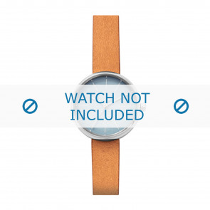 Watch strap Skagen SKW2620 Leather Beige 12mm